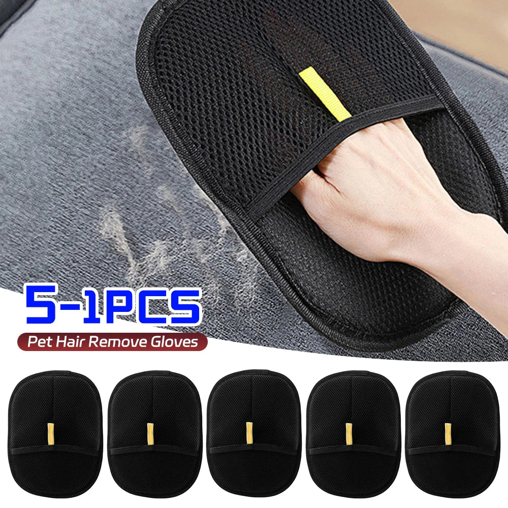 1-5PCS Pet Hair Remove Gloves Pet Cat Dog Beauty Bathing Cleaning Grooming Supplies Effective Massage Dog Combs Floating Brush