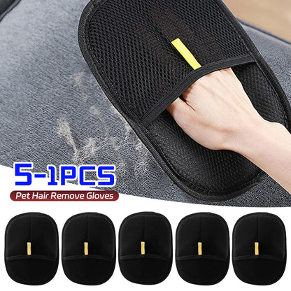 1-5PCS Pet Hair Remove Gloves Pet Cat Dog Beauty Bathing Cleaning Grooming Supplies Effective Massage Dog Combs Floating Brush